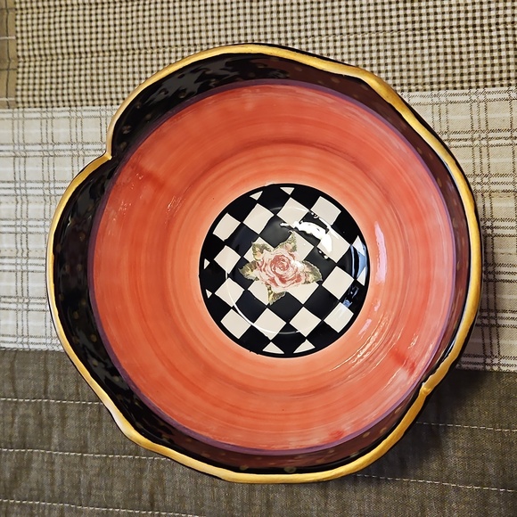 AMBER ROSE by NANETTE VACHER for AMBIANCE COLLECTION   RARE SOUP / CEREAL BOWL - Picture 1 of 9